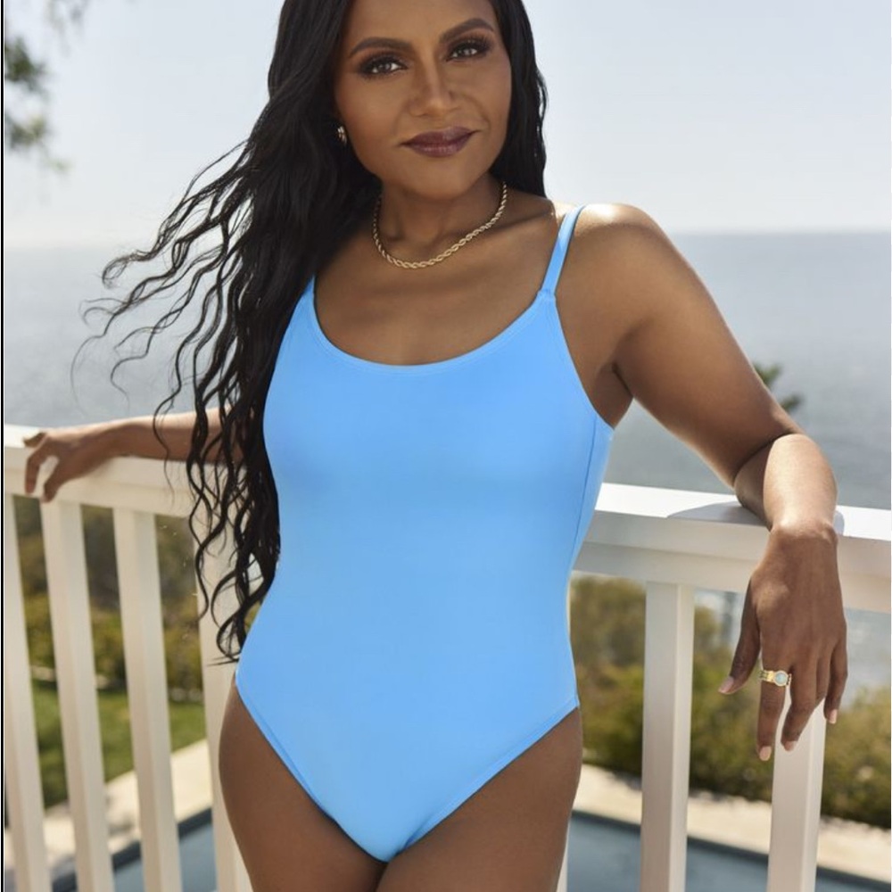 ANDIE SWIM x Mindy NWT Laguna One Piece XS Blue Adjustable Strap NWT